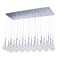 Et2 Larmes LED 24-Light 18" Wide Polished Chrome Linear Pendant E20518-18PC - alternate 1
